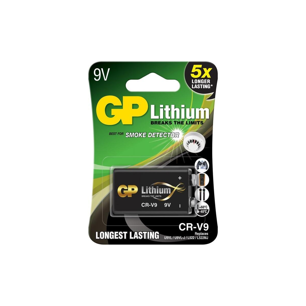 GP Litiumbatteri CR-V9 1-pk