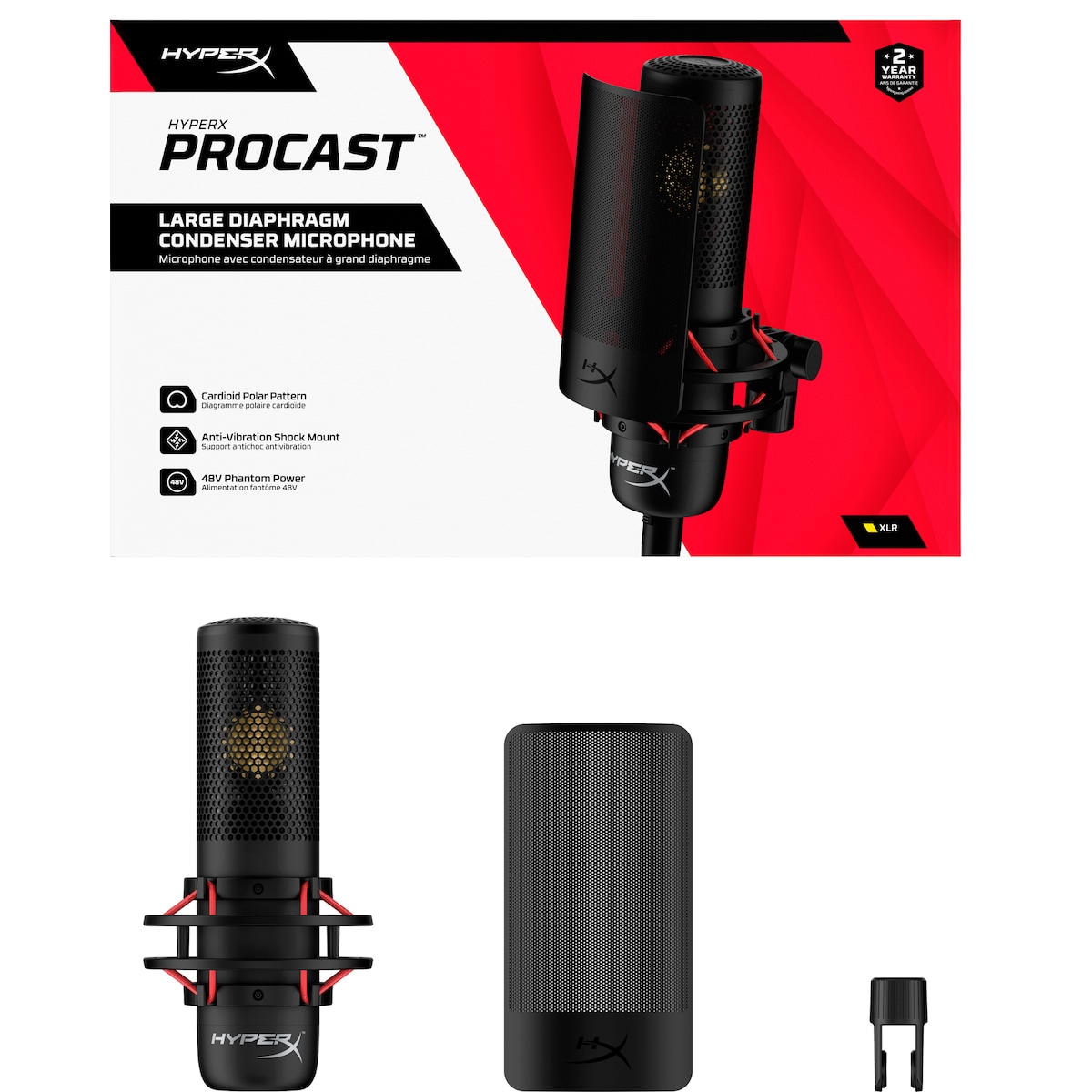 HyperX ProCast gamingmikrofon