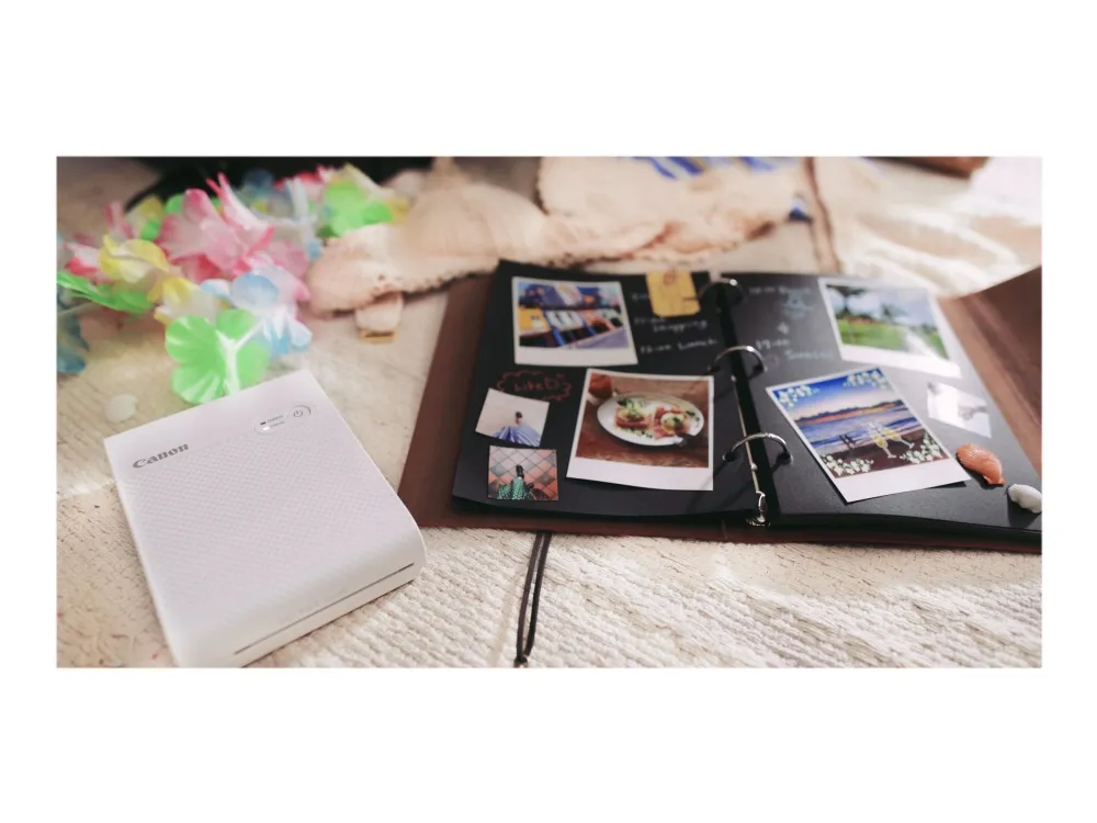 Canon SELPHY Square QX10 - Printer - farve - farvesublimering - 72 x 85 mm op til 0.7 min./side (farve) - Wi-Fi - hvid