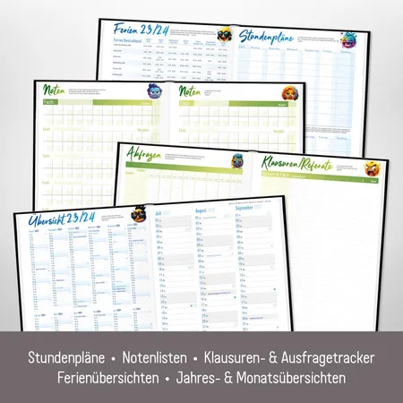 Häfft Verlag Deluxe Hausaufgabenheft A5 2023/2024