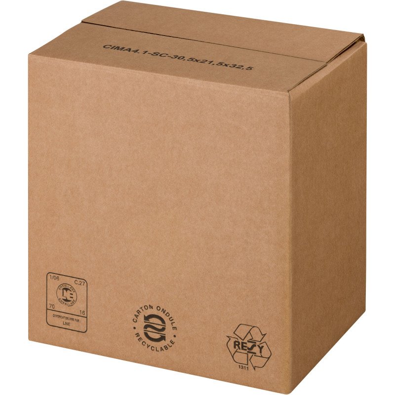 Caisse carton type Imprimeurs à hauteur variable