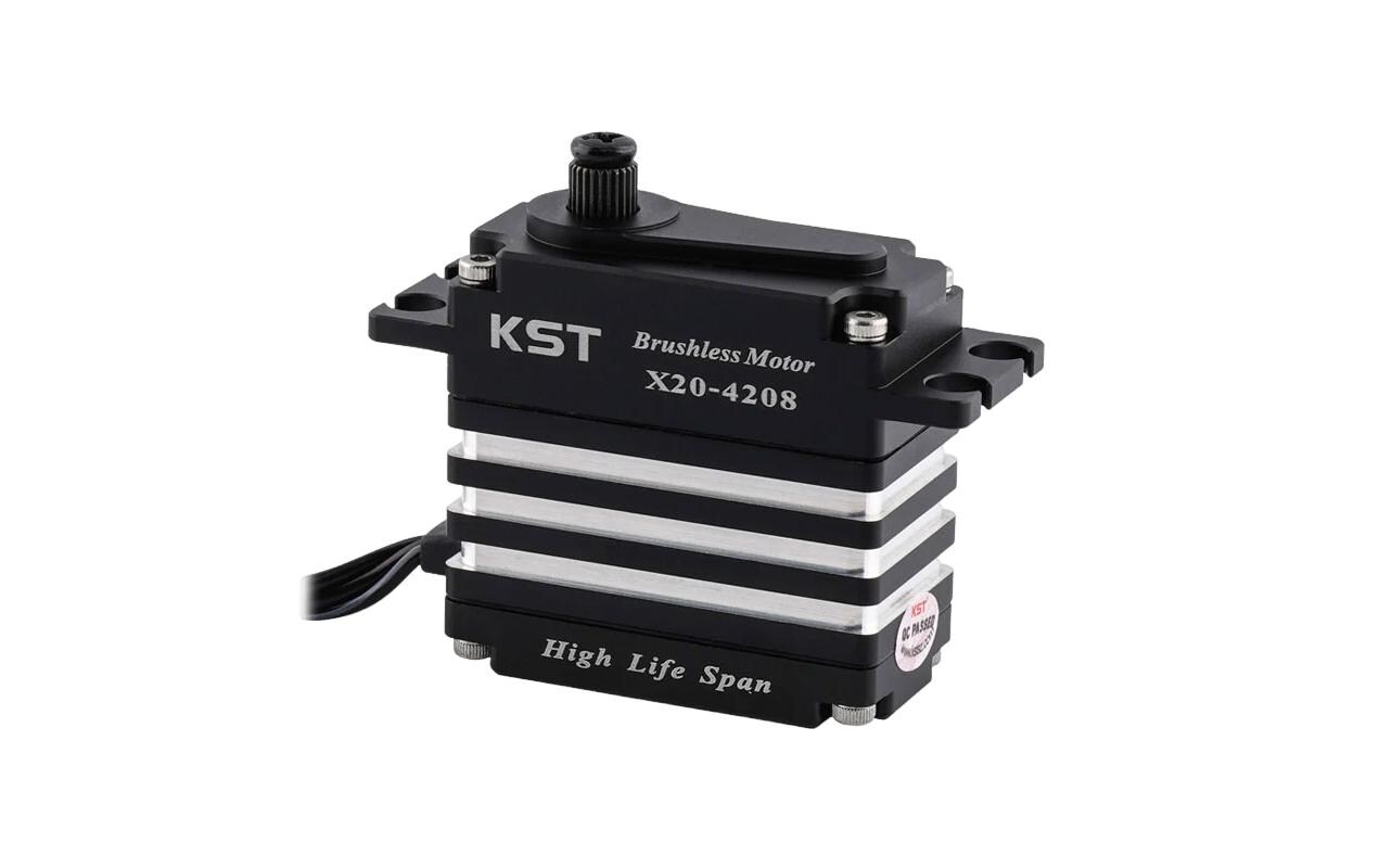 Standard Servo X20-4208 V8.0 46 kg, 0.07 s, Brushless HV<br>Schnelles und starkes Bruhless Standardservo mit Metallgetriebe