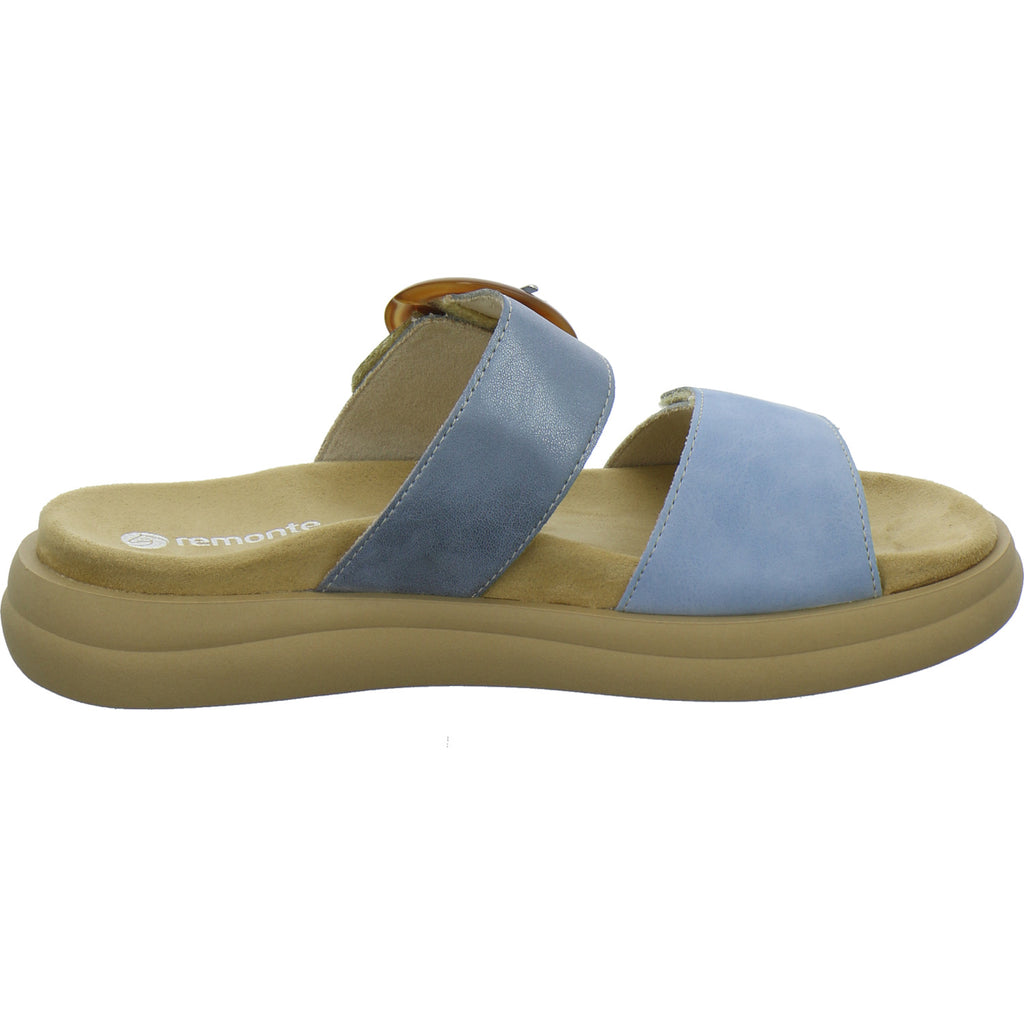 Remonte Pantoletten Damen Hellblau