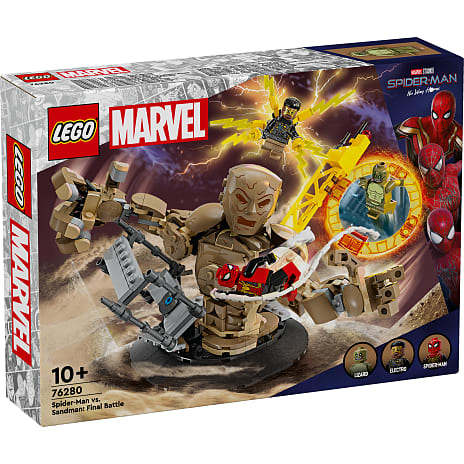 LEGO Marvel Spider-Man mod Sandman: Den endelige kamp 76280