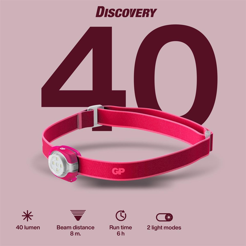 GP - Discovery Multi-Usage Headlamp, CH31, 40 lumens