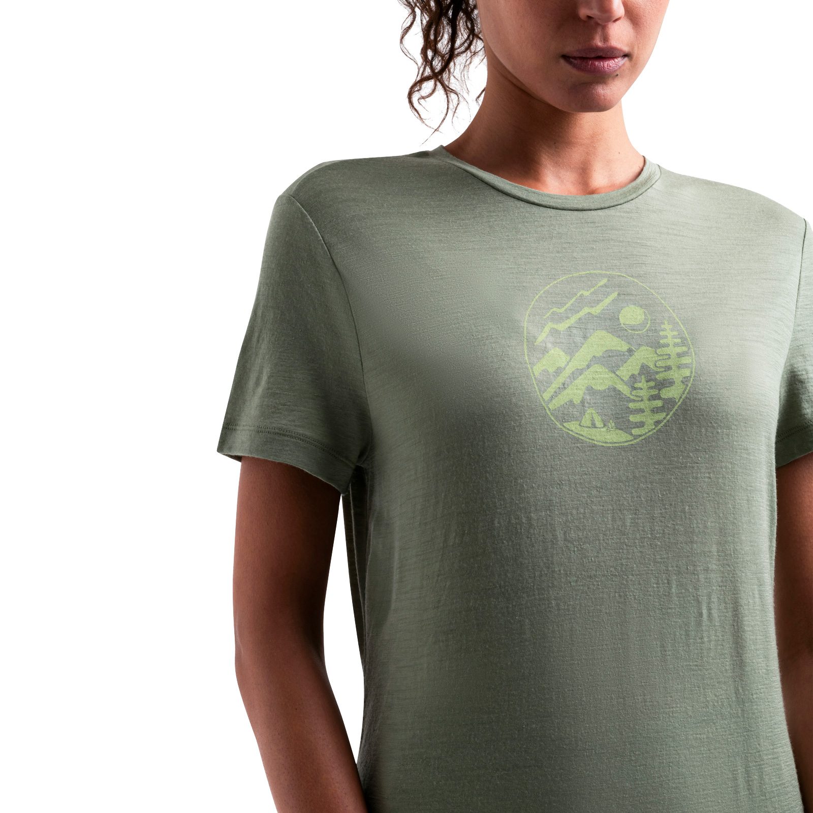 Icebreaker Merino 150 Tech Lite III T-Shirt Damen lichen