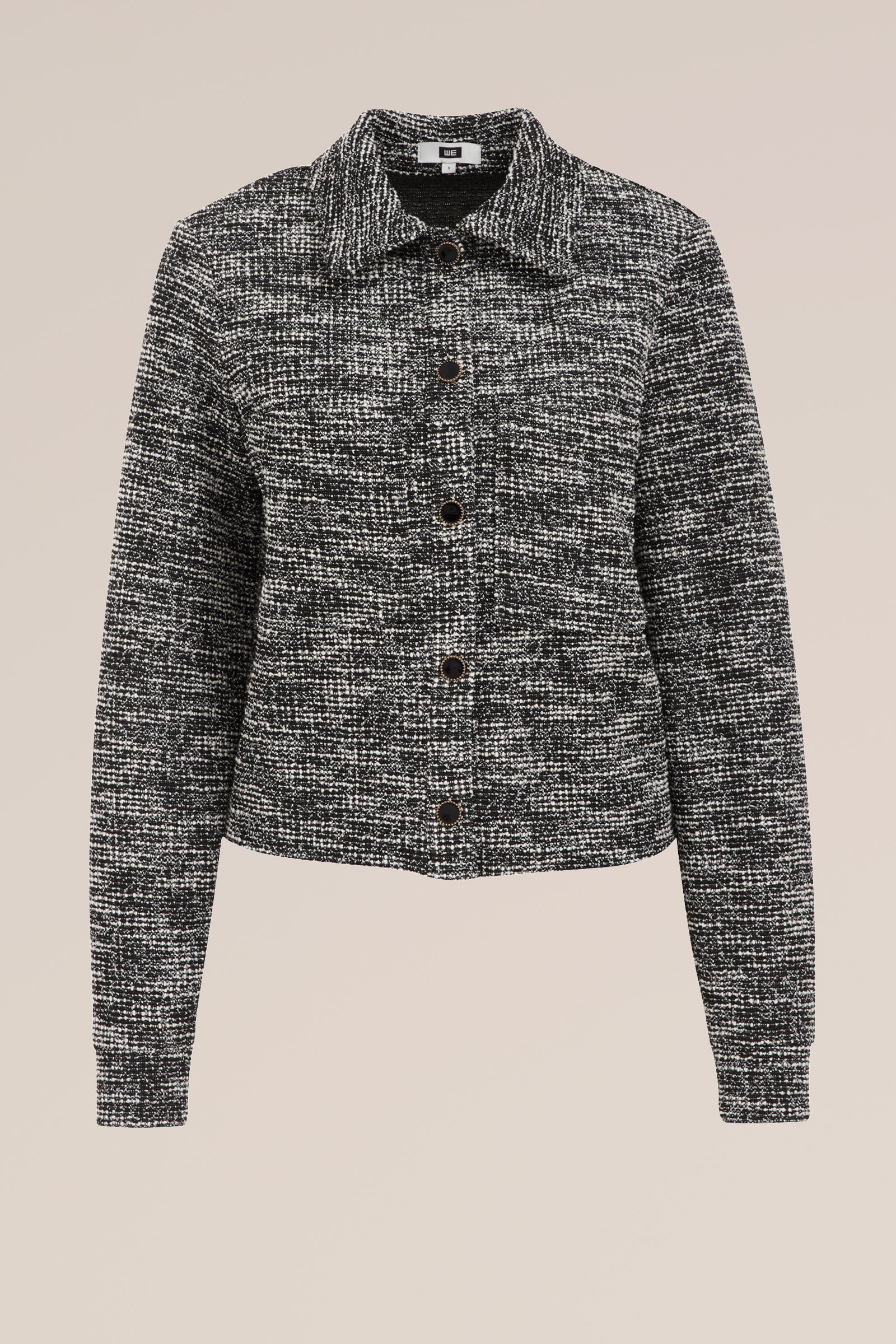 bouclé jasje WE Fashion Zwart