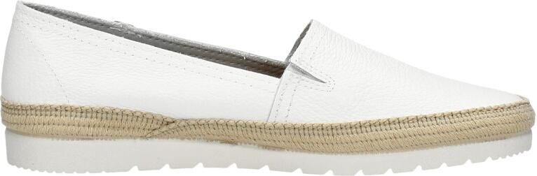 VERBENAS Espadrilles Dames Noa Maat: 42 Materiaal: Leer Kleur: Wit