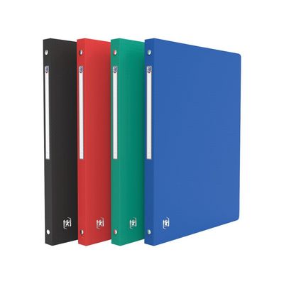 Memphis Tradition - Classeur souple à anneaux - Dos 20 mm - A4 - pour 100 feuilles - disponible dans différentes couleurs
