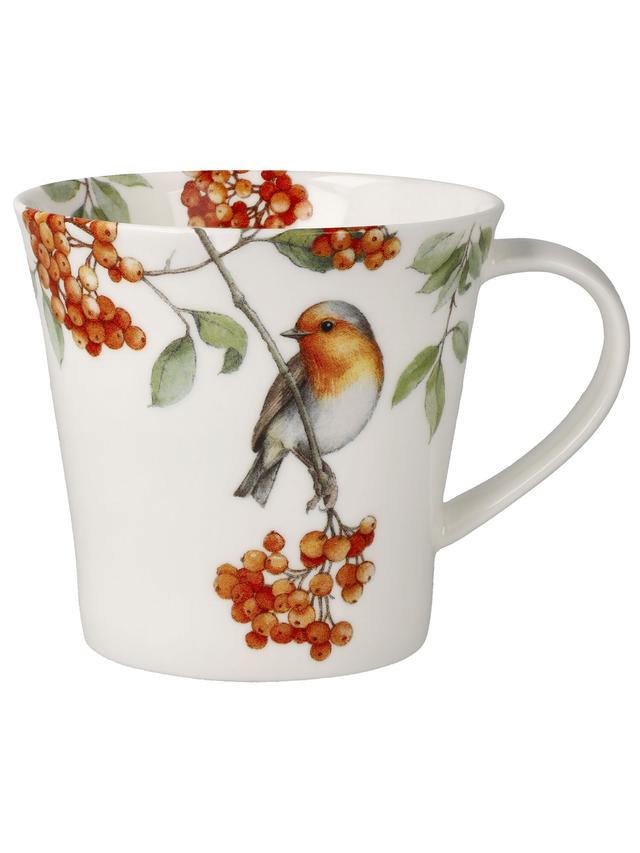 Goebel Tasse mit verschiedenen Vogelmotiven aus Porzellan