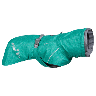 Hurtta Monsoon V2 Regenmantel ECO ozeangrün