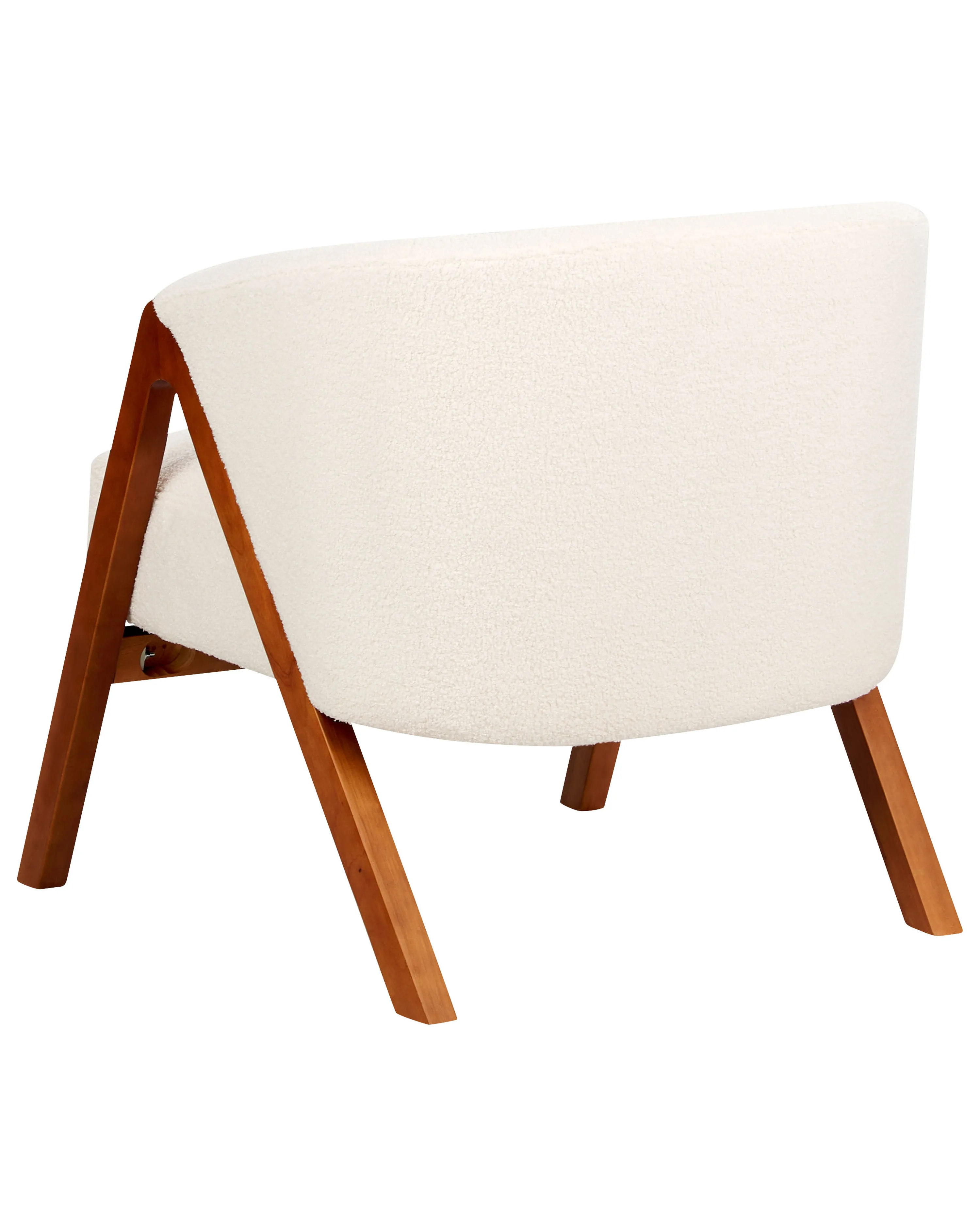 Fauteuil SKEI Bouclé Wit