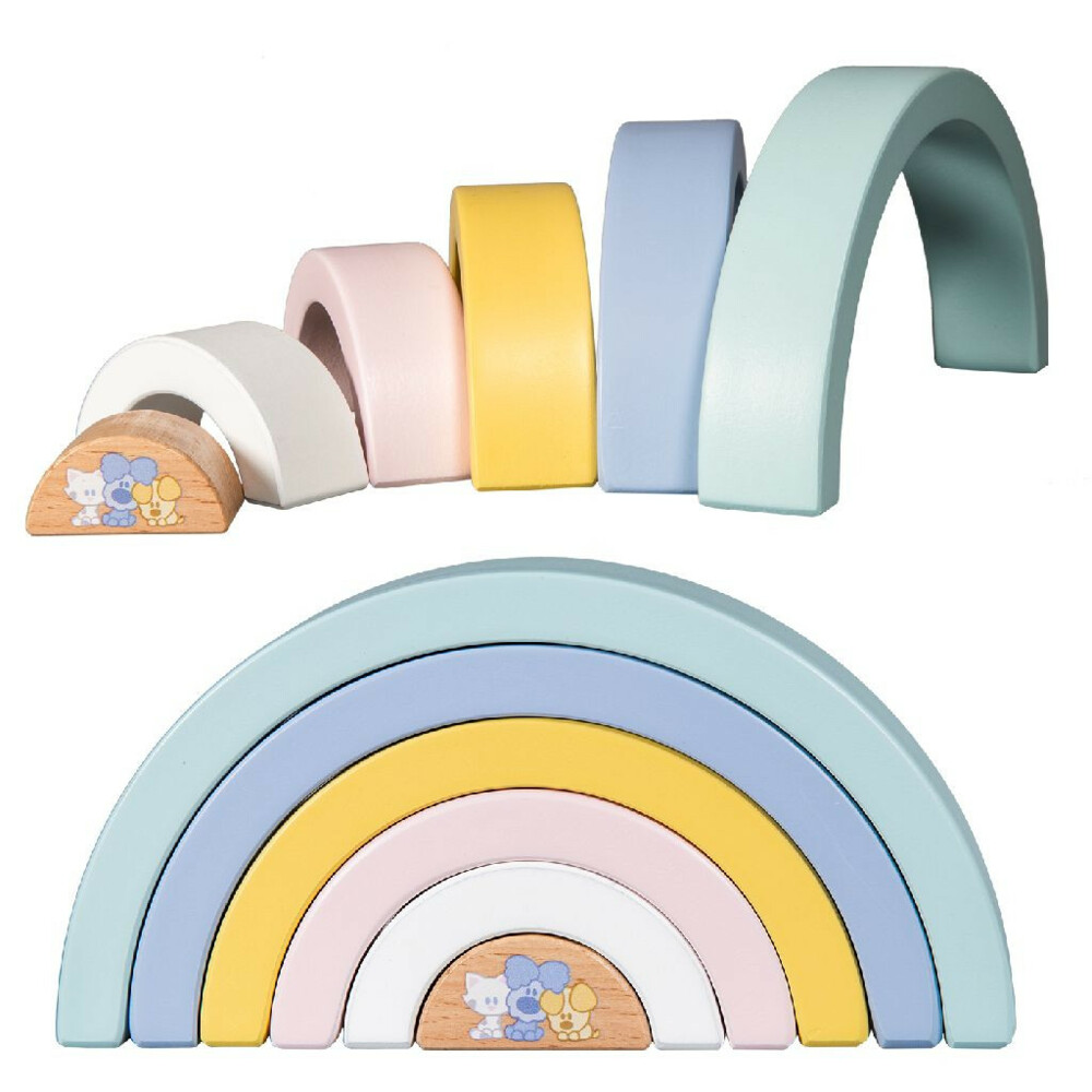 Woezel en Pip Woezel en Pip Baby Regenboog