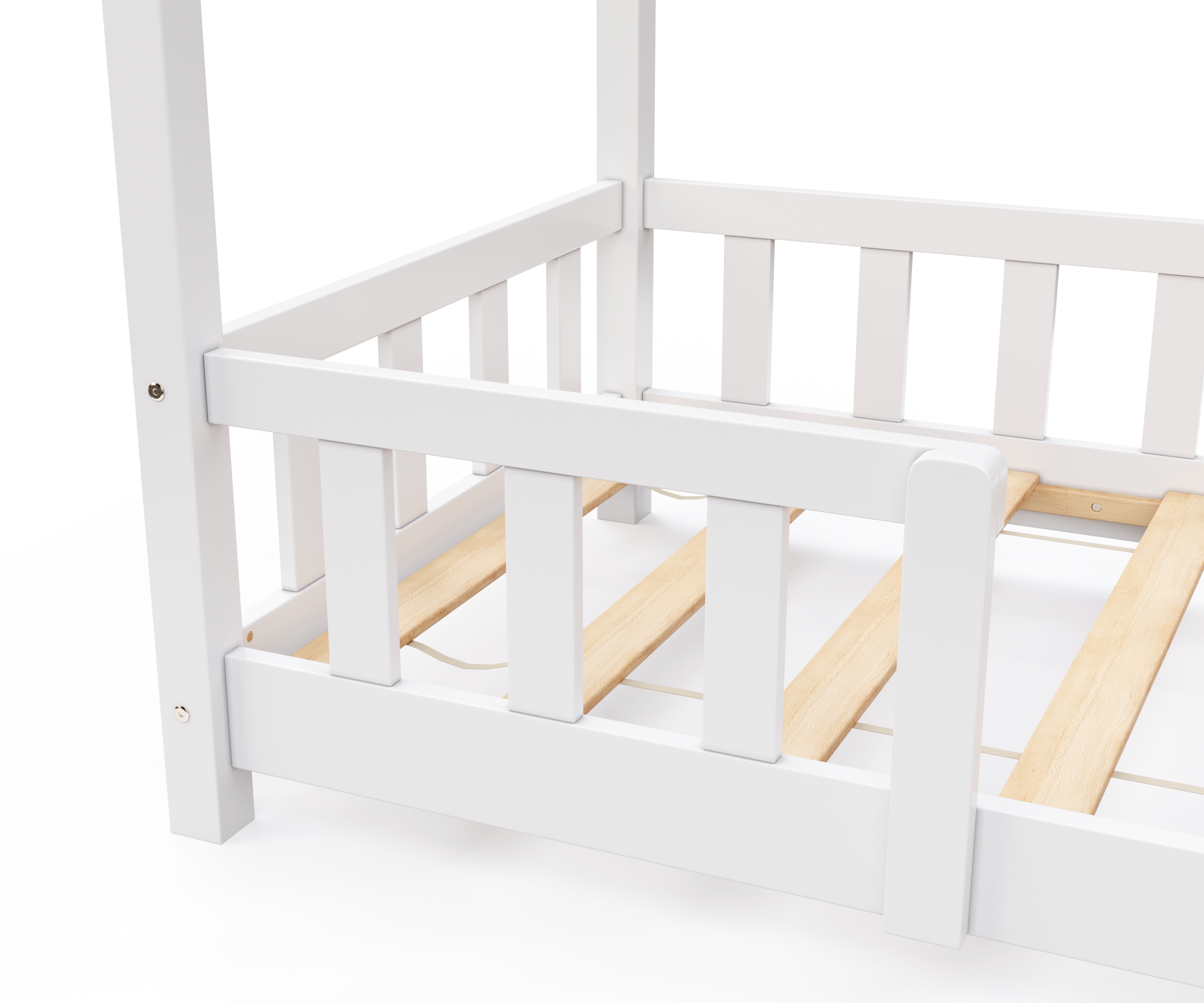 Kinderbett MAISON 70 x 140 cm weiss