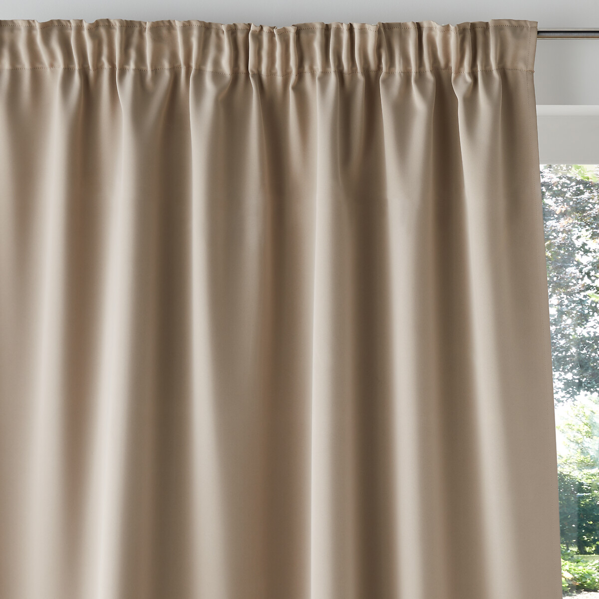 LA REDOUTE INTERIEURS<br>Cortina blackout com acabamento franzido, Voda