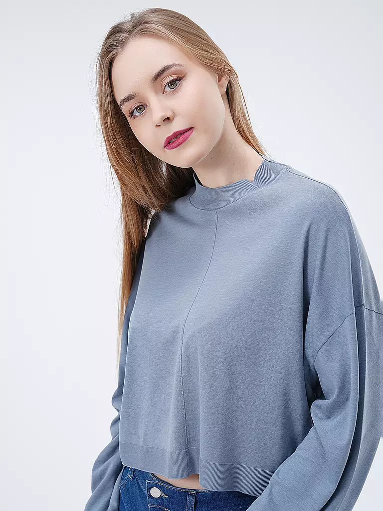 DRYKORN Langarmshirt CEDARIA hellblau