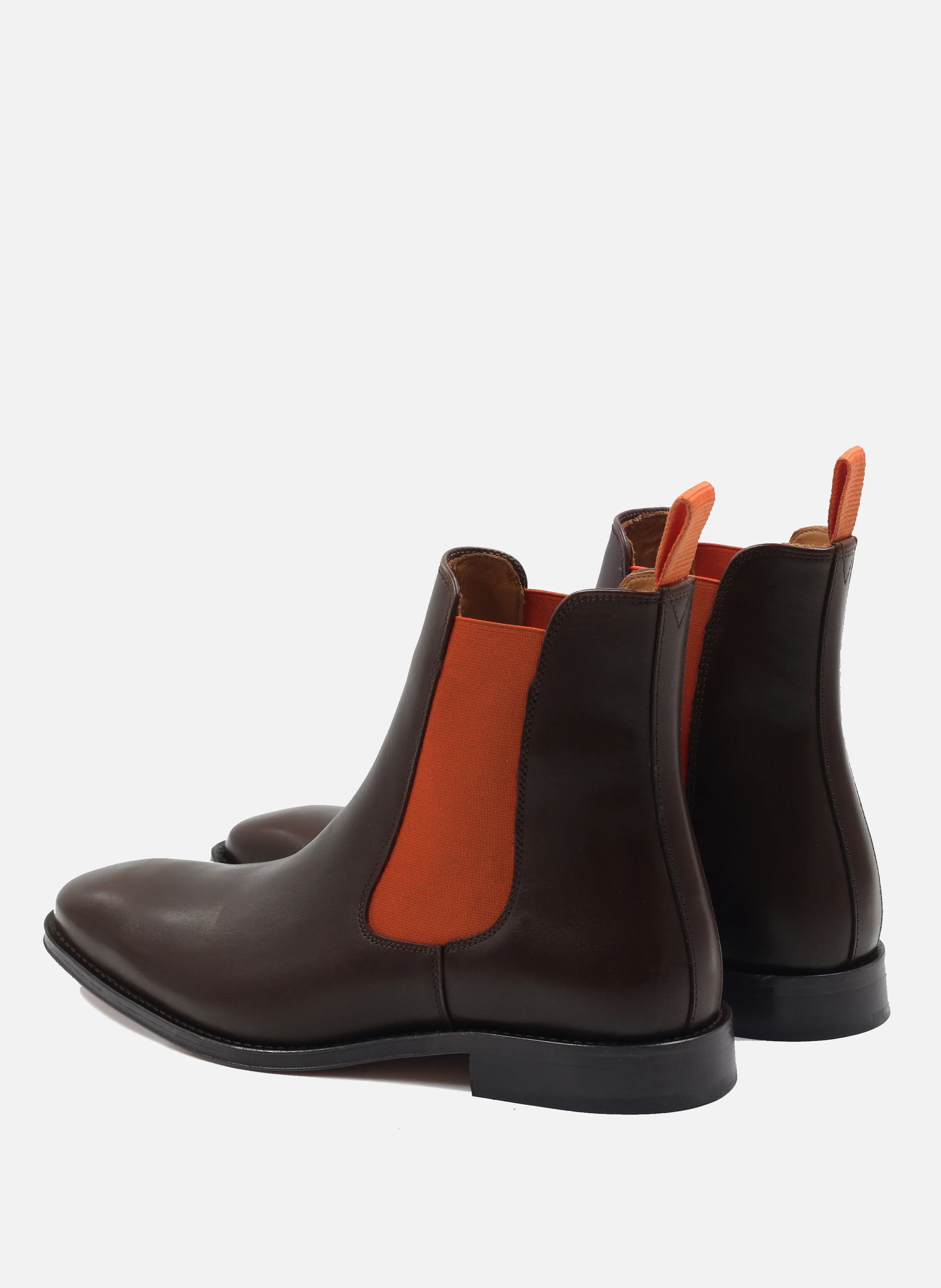 Chelsea boots cuir lisse | Marron