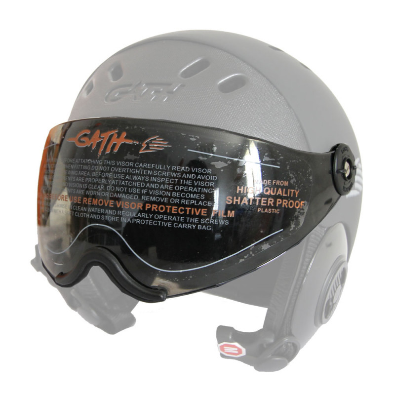 DEMI VISIERE FUMEE POUR CASQUE GATH CONVERTIBLE OU GEDI