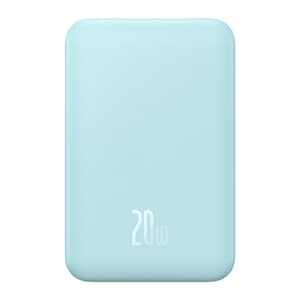 Magnetisk Mini Powerbank Baseus 5000mAh, USB-C 20W (blå)