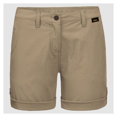Short Jack Wolfskin Desert Khaki Femme