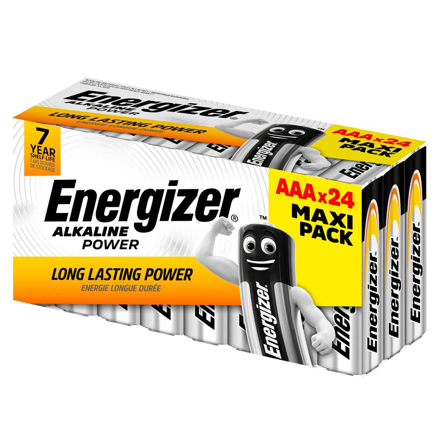 Energizer Batterie Alkaline, 24er Box, AAA/R3