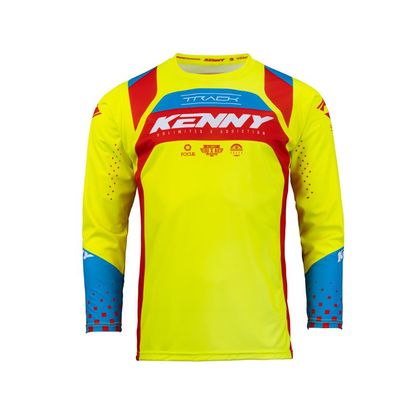 Maillot cross Kenny TRACK FOCUS 2024 - Jaune / Rouge