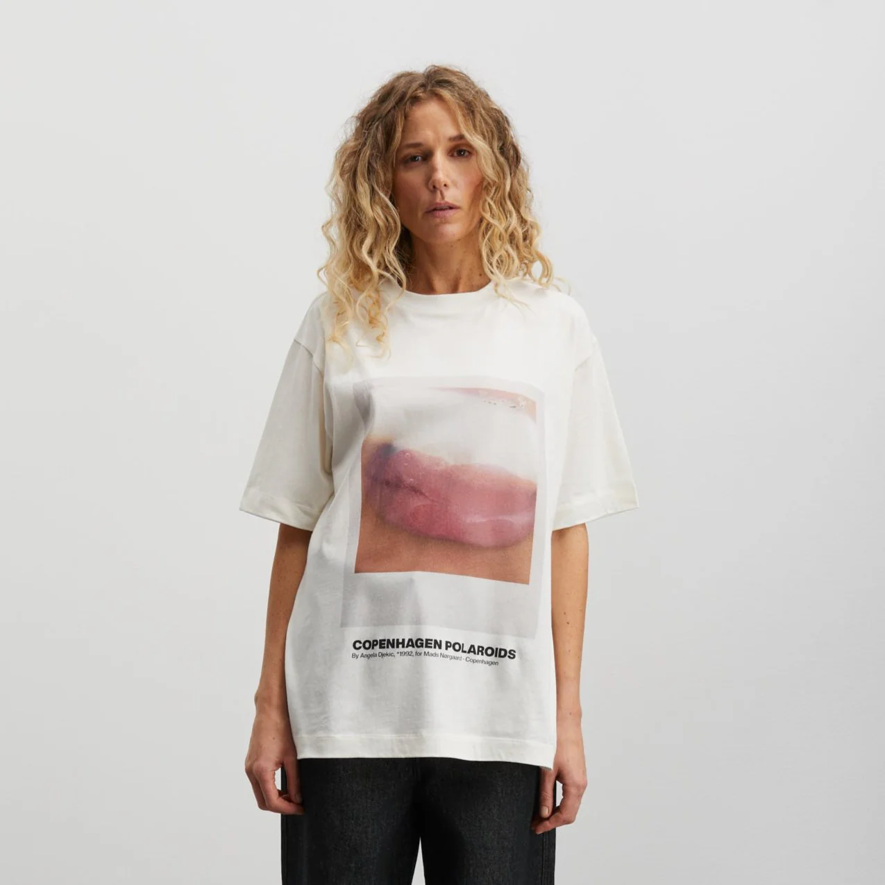 Mads Nørgaard  Single Organic Dassel t-shirt - Snow White
