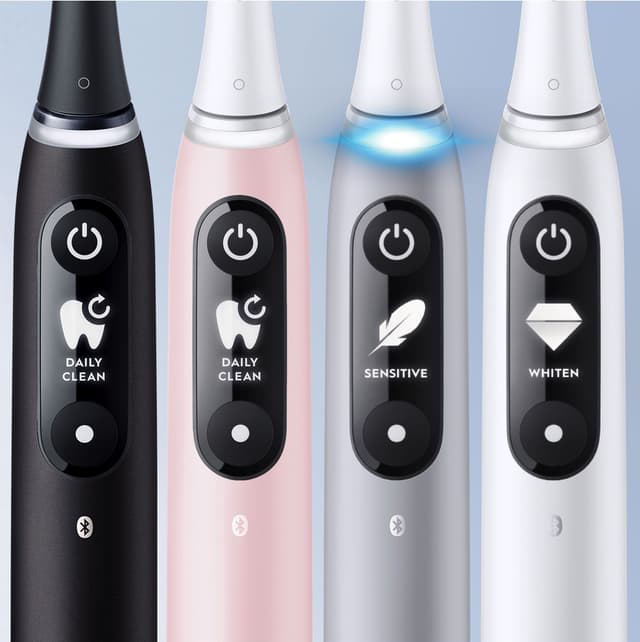 Oral-B iO 6s elektrisk tandbørste duopakke (sort/pink)