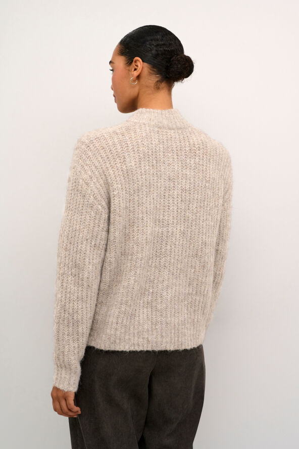 Kaffe KAane Knit Cardigan Major brown melange