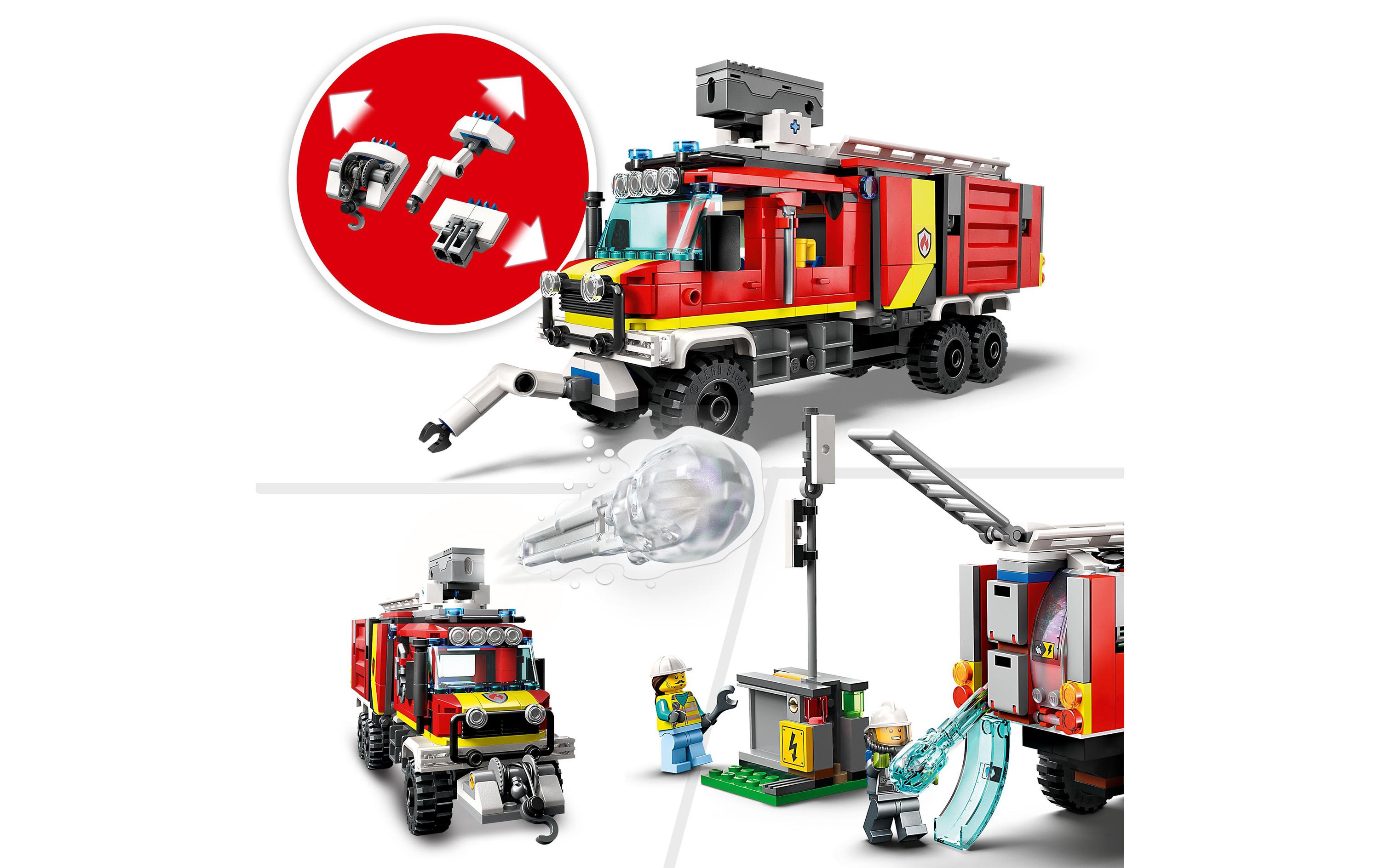City Einsatzleitwagen der Feuerwehr 60374Feuerwehr-Spielset