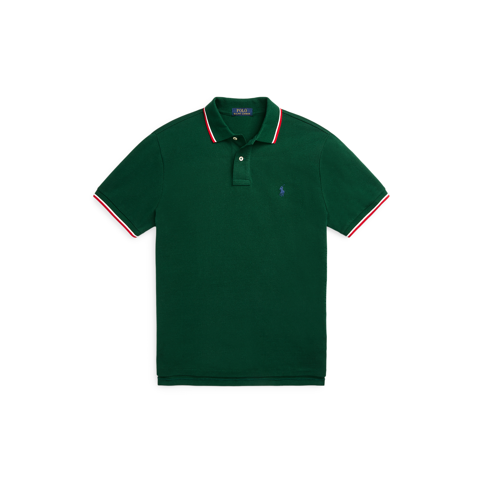 Polo slim-fit en coton | Vert