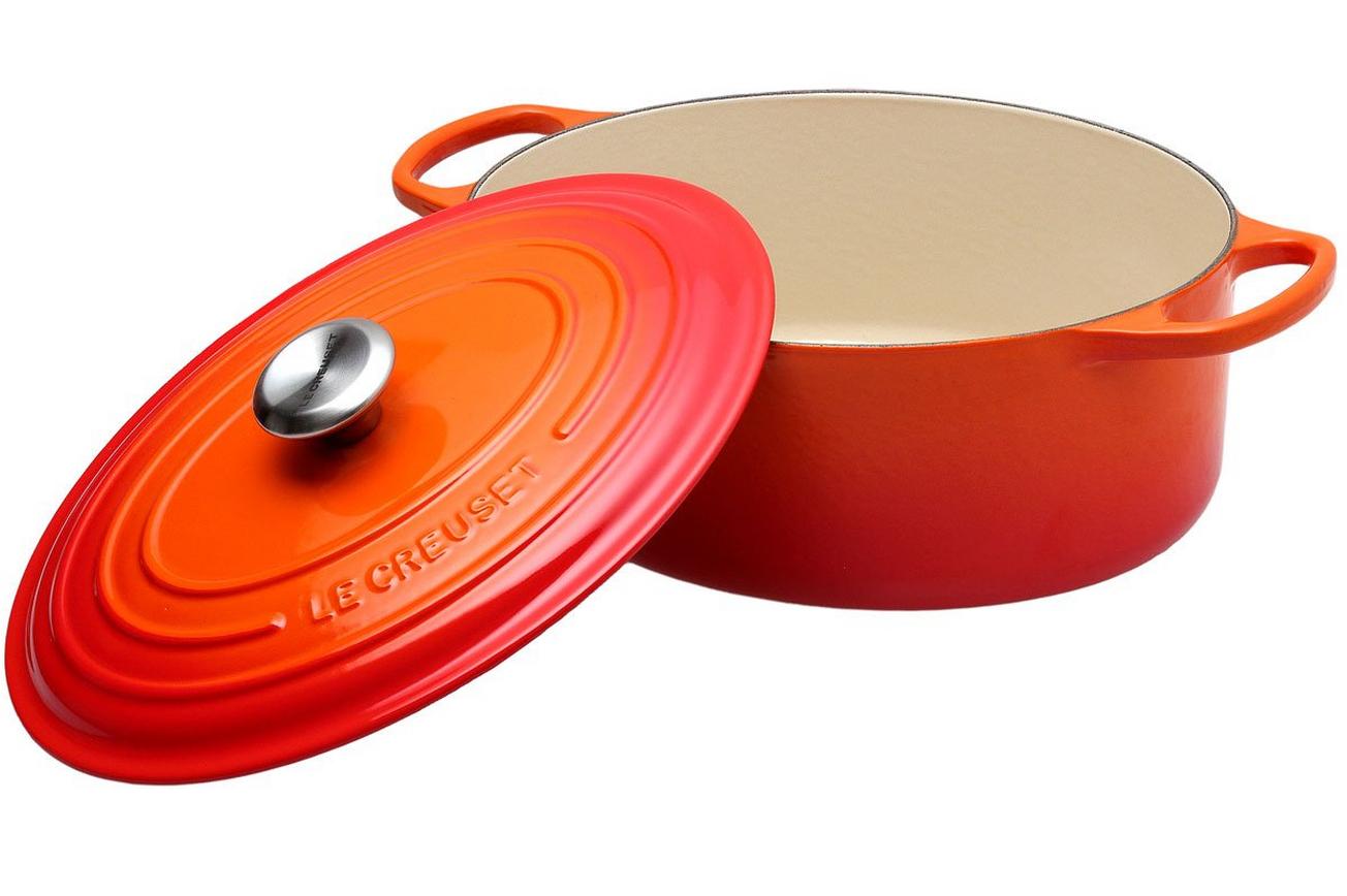 Le Creuset braadpan - cocotte ovaal 31cm, 6,3L oranje