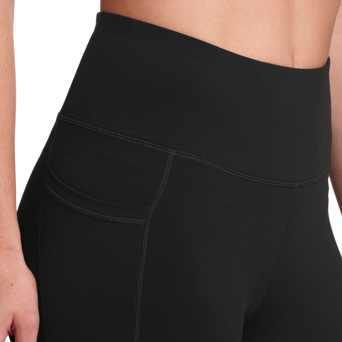 Gina Sports Damen Sport-Leggings in Capri-Länge schwarz