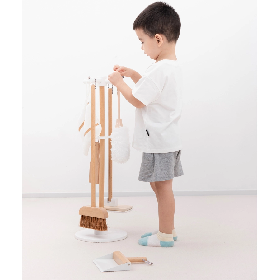 New Classic Toys Besen & Wischer Set 7 Teile bunt