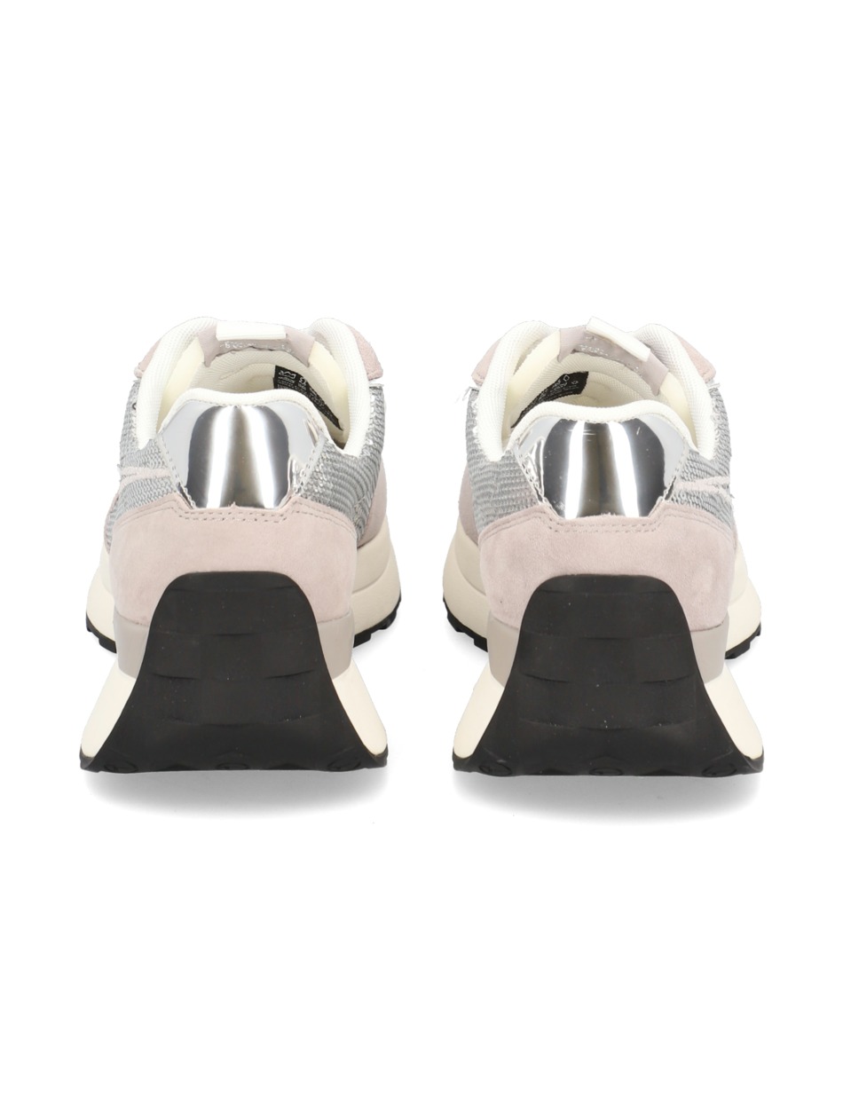 Lederkombination Sneaker