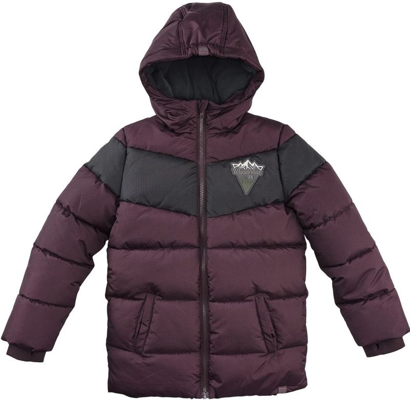 Z8 jongens winterjas - Wijn rood