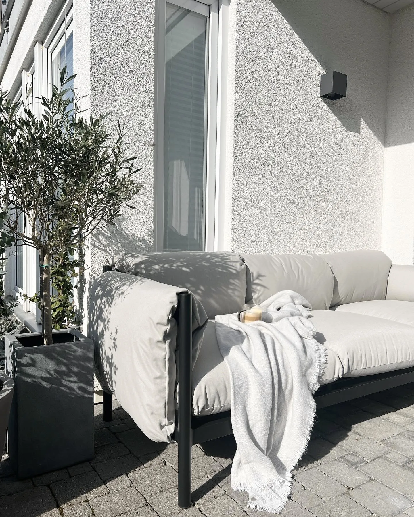 Tuin bankenset 5-zits ESPERIA Metaal Grijs