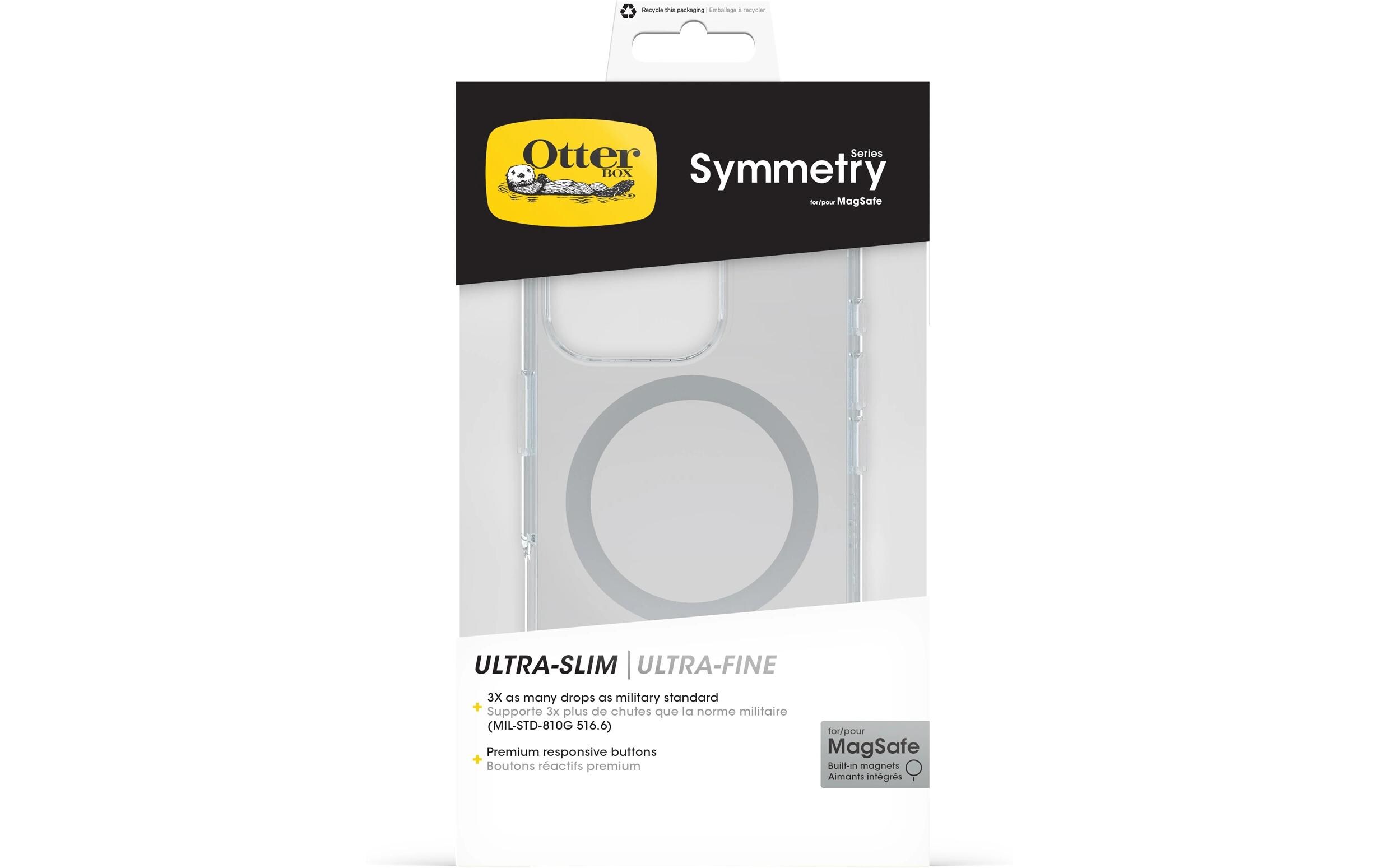 Back Cover Symmetry iPhone 16 Pro TransparentSchutzhülle für das Apple iPhone 16 Pro mit MagSafe Lademöglichkeit