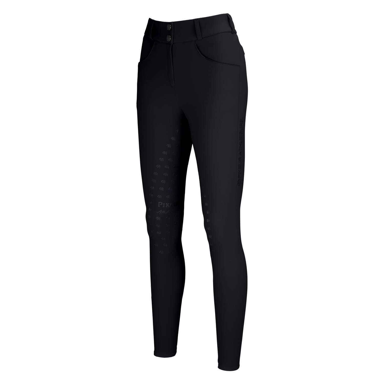 PIKEUR ATHLEISURE Grip-Vollbesatz-Reithose - black