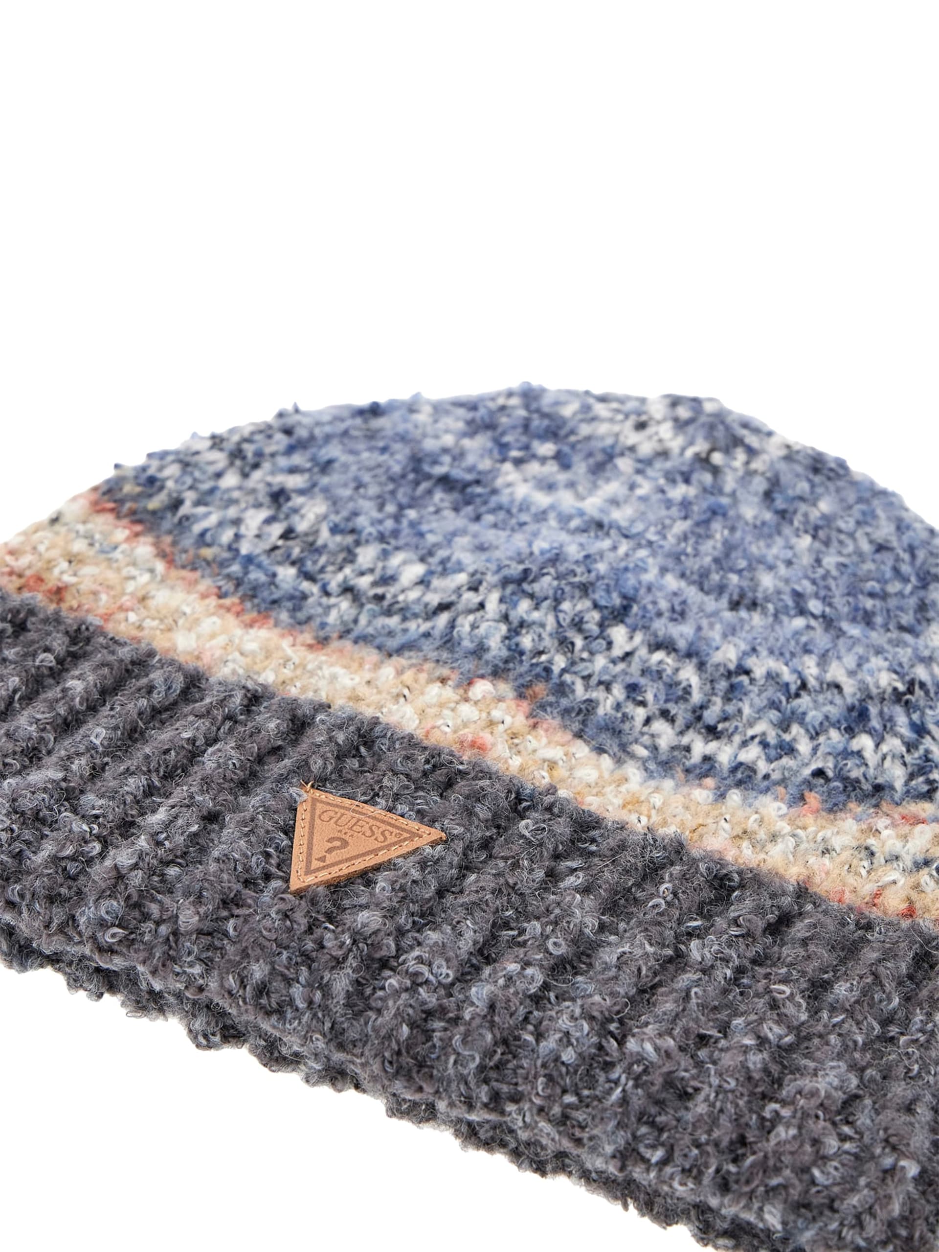 Gorro de lã mesclada com estampa espacial