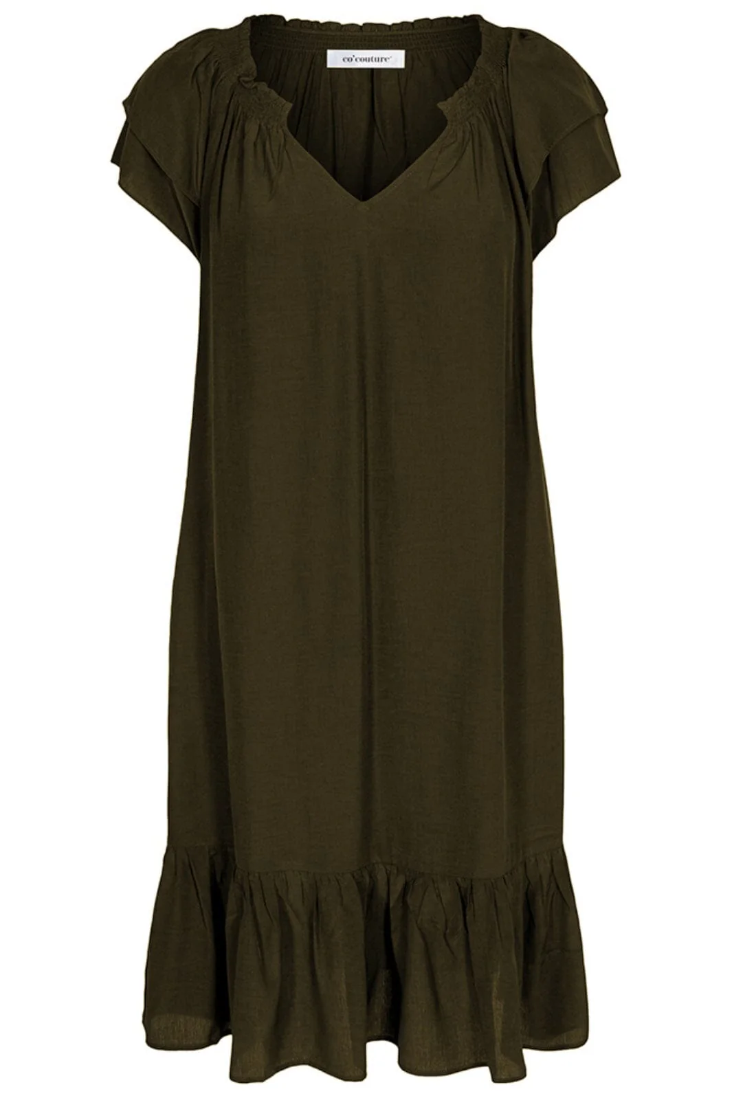 Co´Couture Sunrise Crop Dress 96230 39 dark army