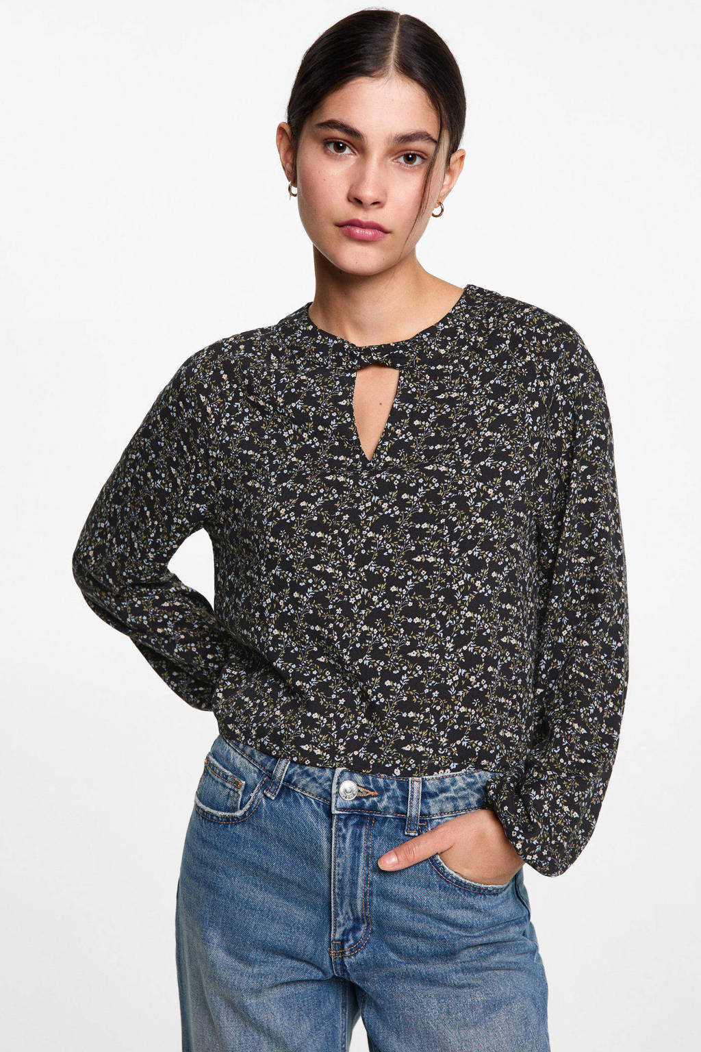 MANGO TEEN blousetop donkergroen