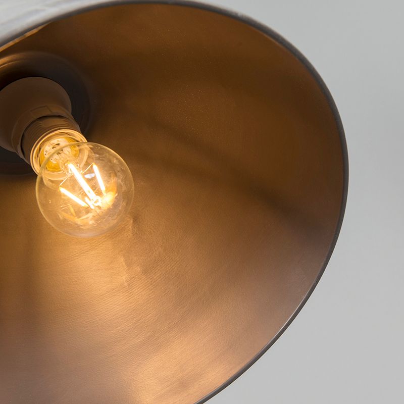 Set van 3 landelijke hanglampen grijs - Dory