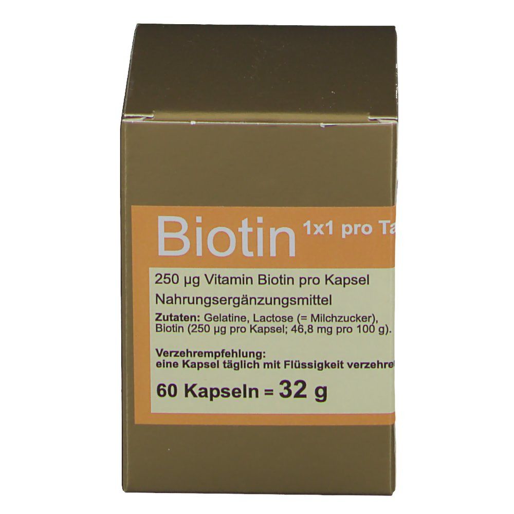 BIOTIN 1 x 1 pro Tag Kapseln