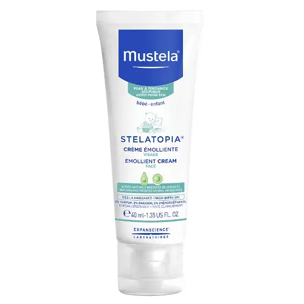 Mustela Stelatopia Creme Facial Emoliente 40ml