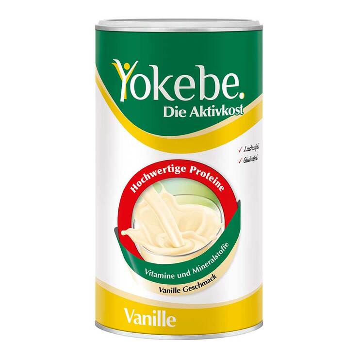Yokebe Vanille lact-free NF2 Pulver, 500 g