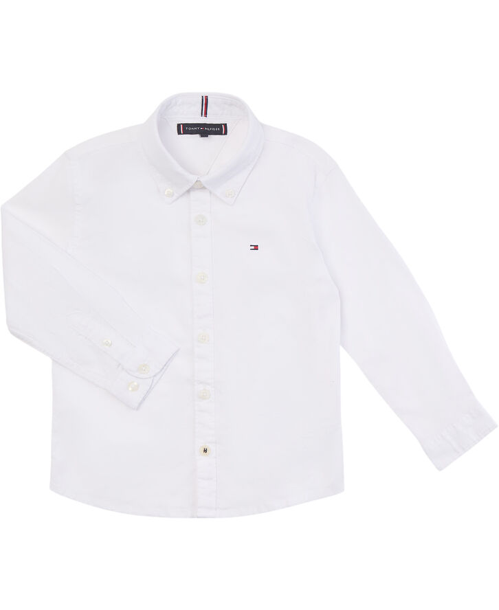 Tommy Hilfiger BOYS STRETCH OXFORD SHIRT L/S White