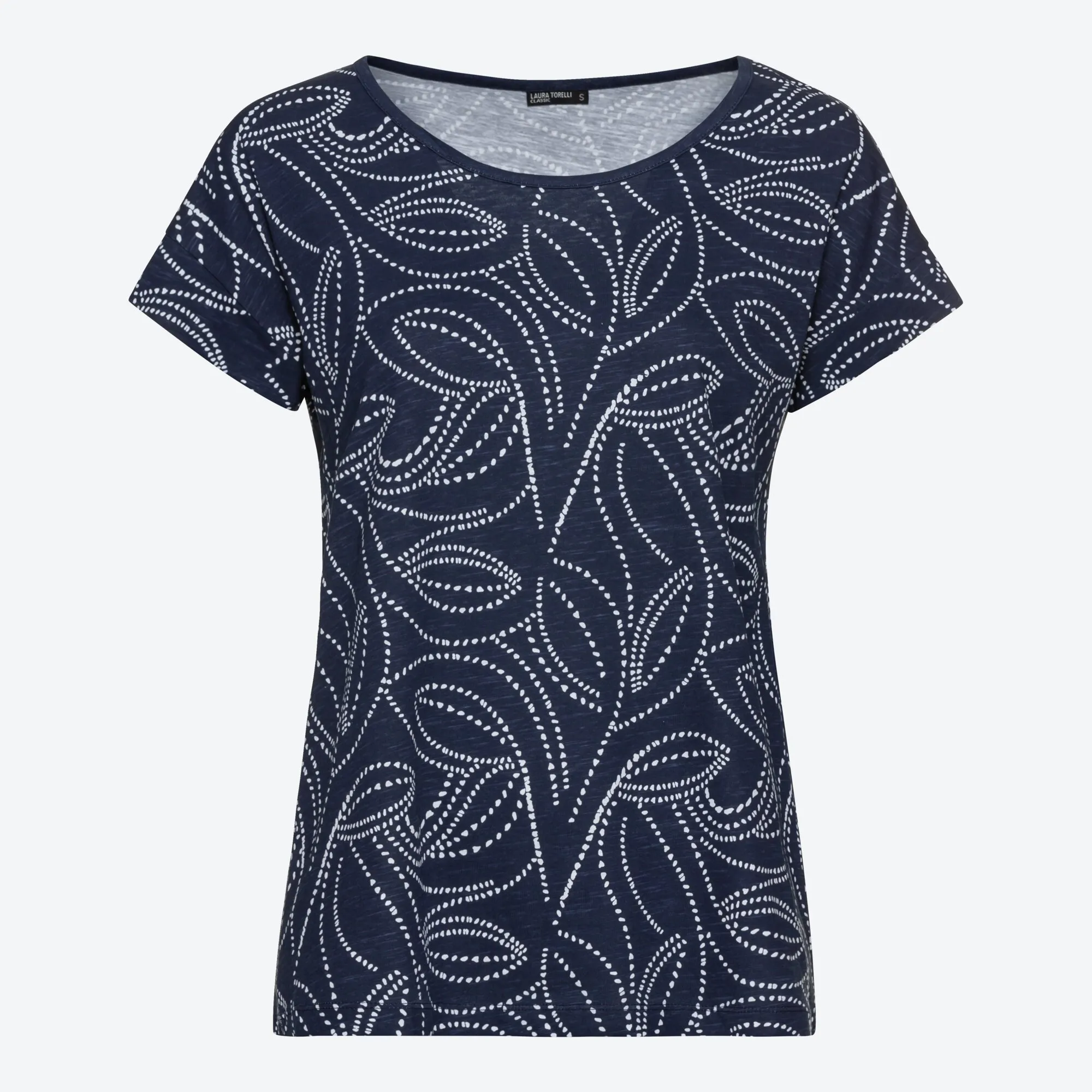 Damen-T-Shirt mit floralem Design