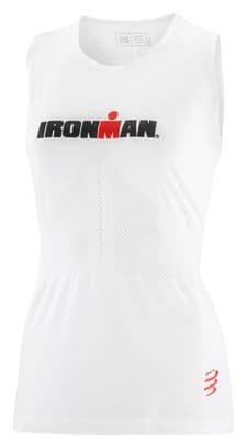 Débardeur Compressport Femme IronMan Dazzle Blanc