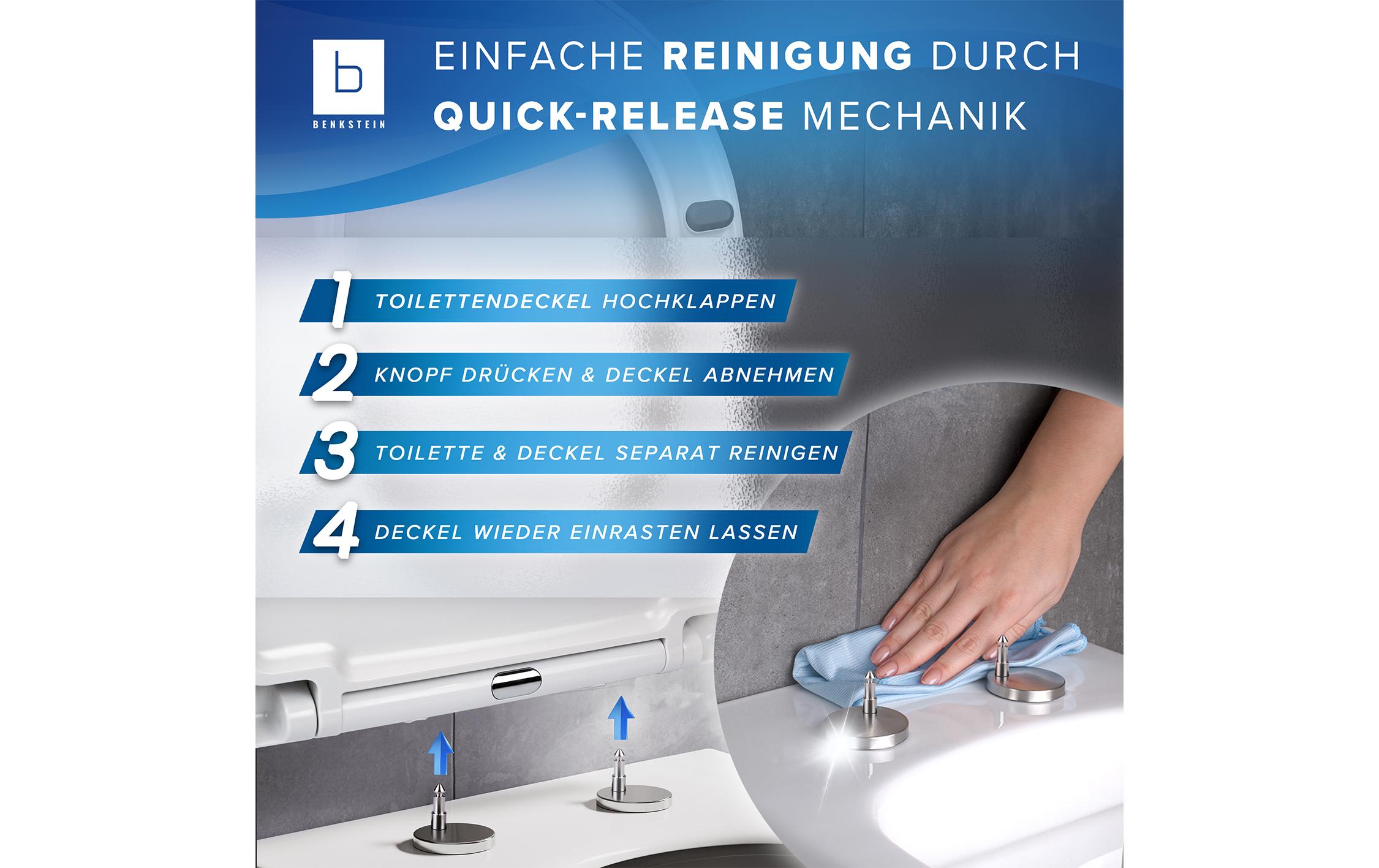 Toilettensitz D-FormWC-Sitz